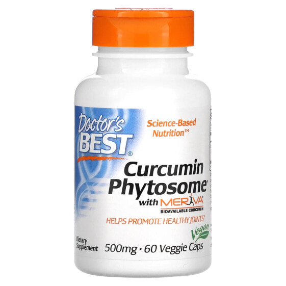 Травяной препарат Куркума Фитозом, 1,000 мг, 60 капсул (500 мг на капсулу) Doctor's Best