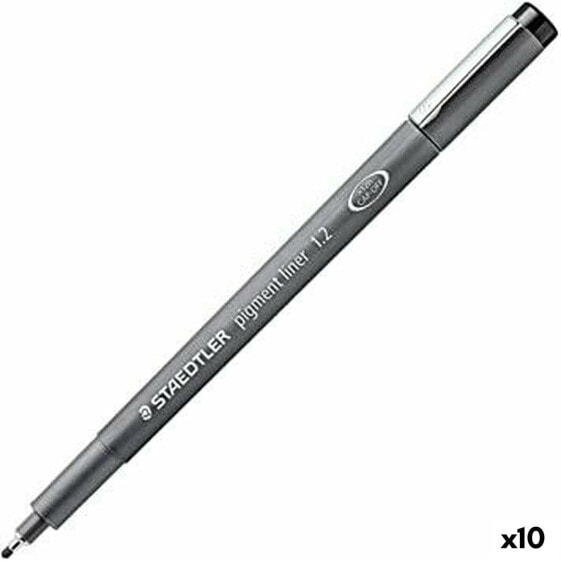 Фетр Staedtler Pigment Line Чёрный (10 штук)