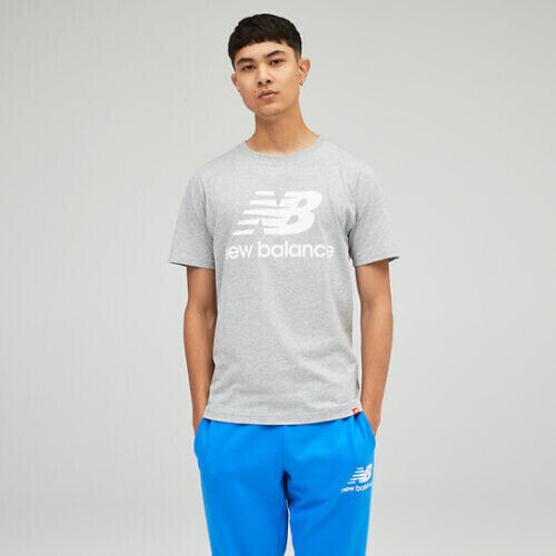 New Balance Men's NB Essentials Stacked Logo Tee