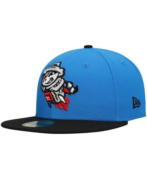 Men's Royal Rocket City Trash Pandas Authentic Collection Team Alternate 59FIFTY Fitted Hat