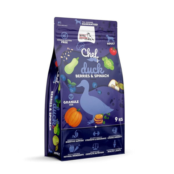 SYTA MICHA Chef duck berries and spinach 9 kg dog food