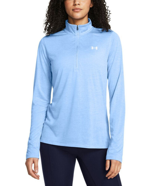 Women's Twist Tech Quarter-Zip Logo Top