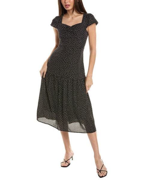 Avantlook Polka Dot Midi Dress Women's