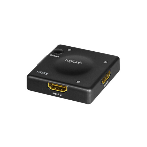 LogiLink HD0041 - HDMI - ABS - Black - 60 Hz - 480i - 480p - 576i - 576p - 720p - 1080i - 1080p - 2.5 Gbit/s