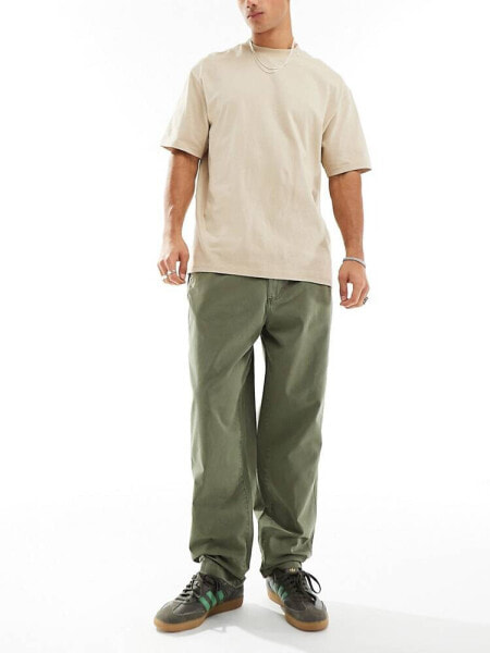 Polo Ralph Lauren Trailster  garment dyed twill cargo trousers relaxed fit in dark green