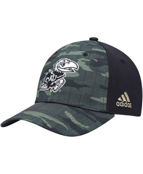 Men's Camo Kansas Jayhawks Military-Inspired Appreciation Flex Hat