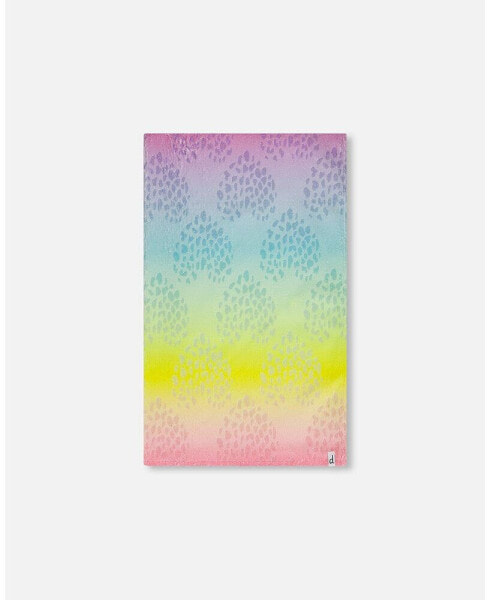 Girl Beach Towel Printed Gradient Rainbow - Toddler|Child