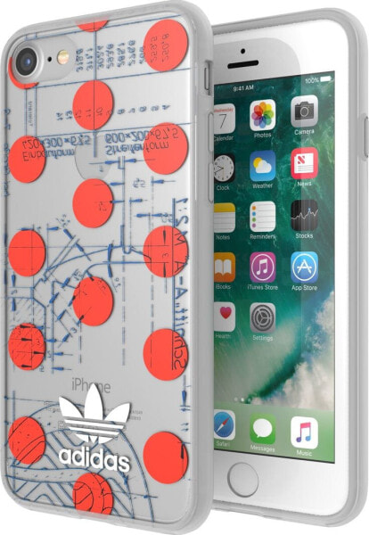 Чехол для смартфона Adidas Clear Case 70S FW17 iPhone 6/6S/7/8