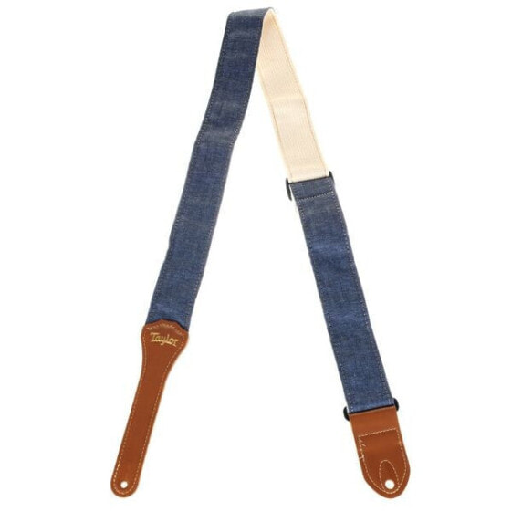 Taylor Vegan Guitar Strap Cotton Blue