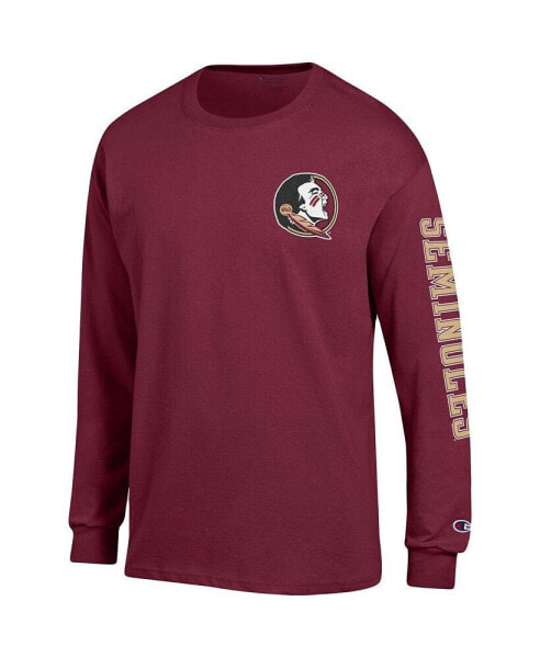 Men's Garnet Florida State Seminoles Team Stack Long Sleeve T-shirt