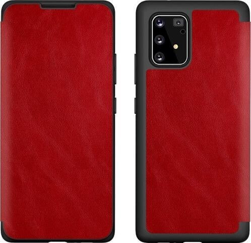 Etui Leather Book iPhone 12 6,1" Max/Pro czerwony/red