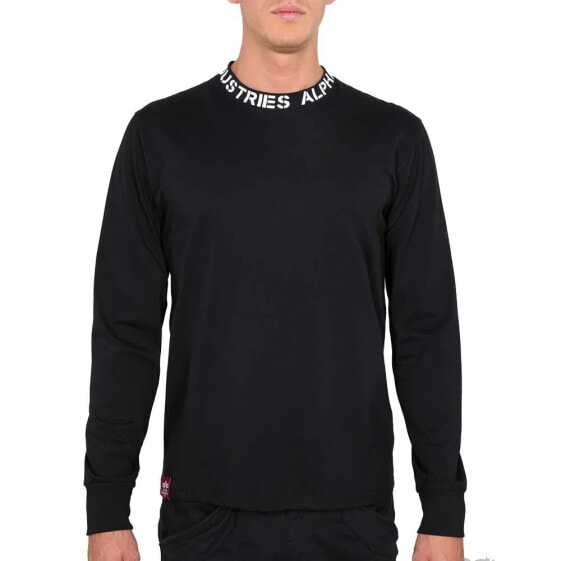 ALPHA INDUSTRIES Neck Print long sleeve T-shirt