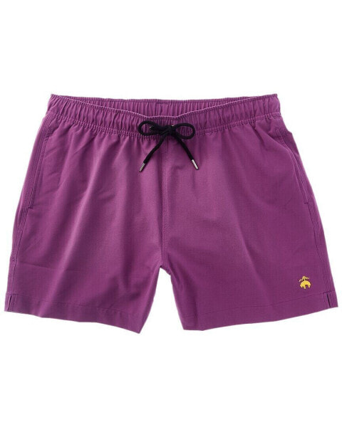 Brooks Brothers Solid Swim Trunk Men's Purple L