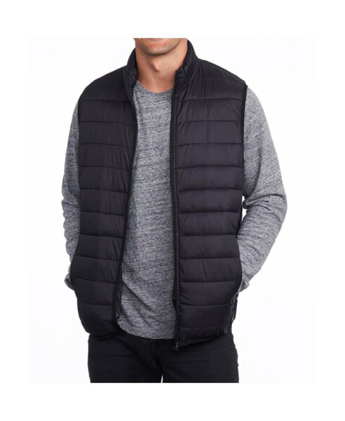 Men's Down Alternative Vest Jacket Lightweight Packable Puffer Vest