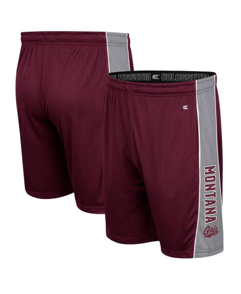 Men's Maroon Montana Grizzlies Panel Shorts