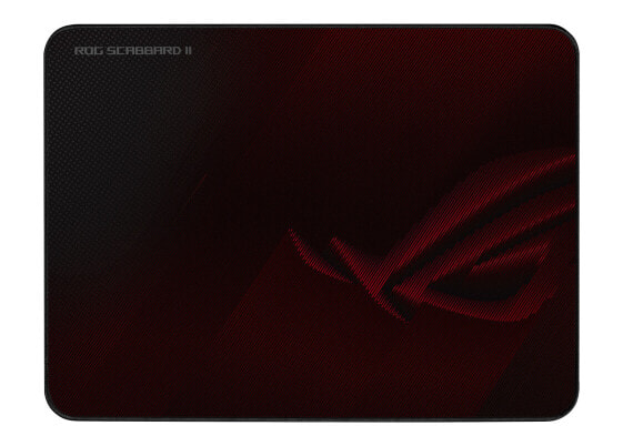 ASUS ROG Scabbard II - Red - Image - Fabric - Rubber - Non-slip base - Gaming mouse pad