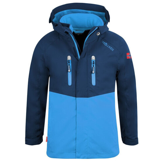 TROLLKIDS Bryggen full zip rain jacket