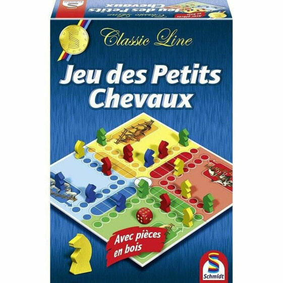 Настольная игра Schmidt Spiele Jeu Des Petits Chevaux (FR) для детей 6+ лет