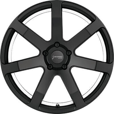 Колесный диск литой Corspeed Challenge mattblack PureSports / Undercut Color Trim weiss - DS20 9.5x19 ET18 - LK5/120 ML72.6