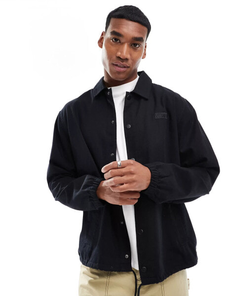 Vans Torrey canvas coach jacket in black