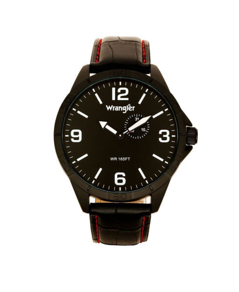 Часы Wrangler Titanium 48MM Black/Red