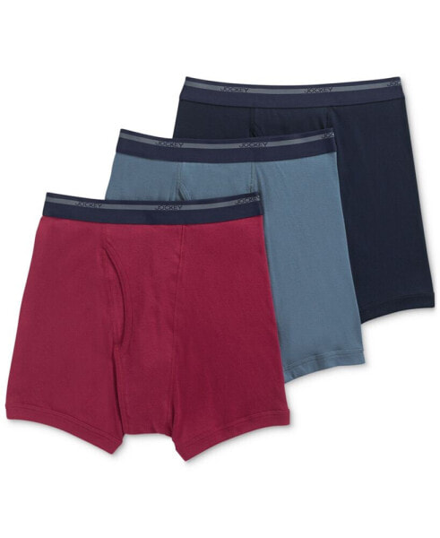 Men’s Classic 3 Pack Cotton Boxer Briefs