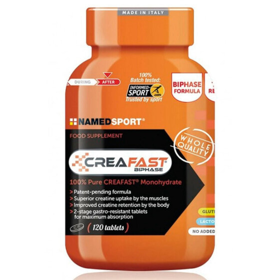 Спортивное питание CreaFast Biphase от NAMED SPORT, 120 таблеток, нейтральный вкус