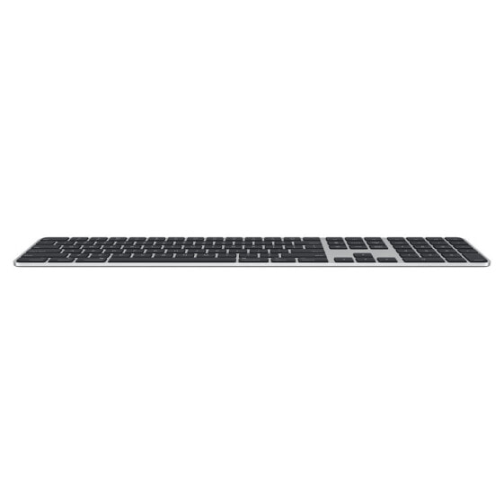 Apple Magic Keyboard - Full-size (100%) - USB + Bluetooth - QWERTY - Silver - Black