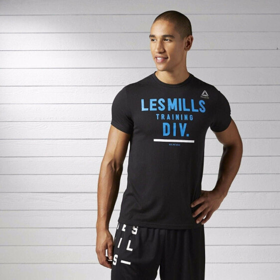 [BJ9649] Mens Reebok Crossfit Les Mills Training Short Sleeve Tee