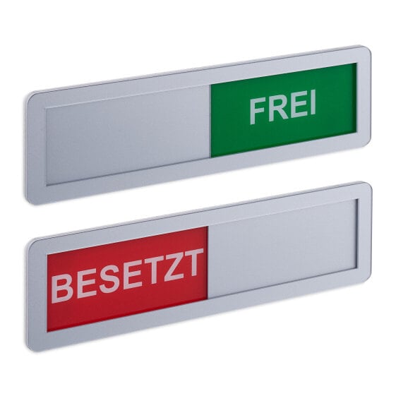 Türschild Besetzt Frei im 2er Set