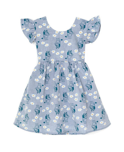 Платье для малышей Bluey с цветочным рисунком Toddler|Child