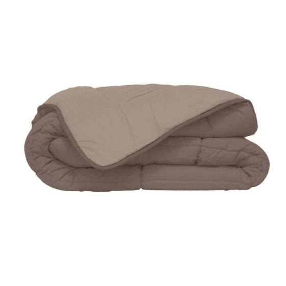 HUDSON Microfiber Light Duvet 200 g / m 240 x 260 cm Taupe & Leinen