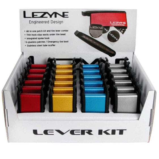 LEZYNE Tyre Levers Repair Kit 24 Units