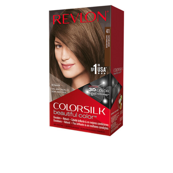 Краска для волос Revlon COLORSILK #41-каштановый средний