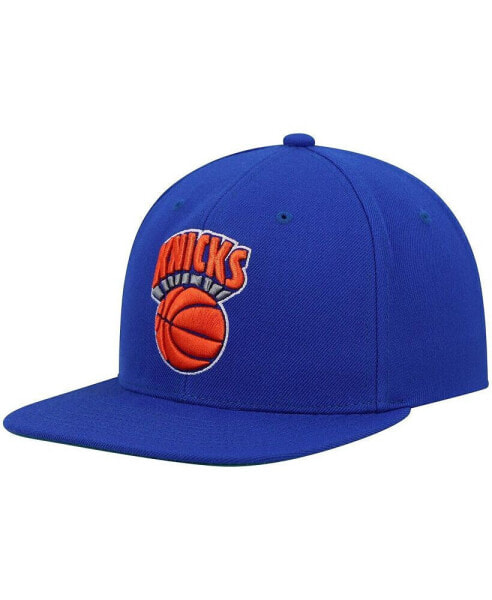 Men's Blue New York Knicks Hardwood Classics Team Ground 2.0 Snapback Hat