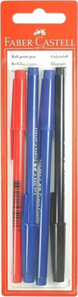 Faber-Castell DŁUGOPIS BIUROWY 034 4 SZT. MIX BLISTER FABER-CASTELL - 263213 FC