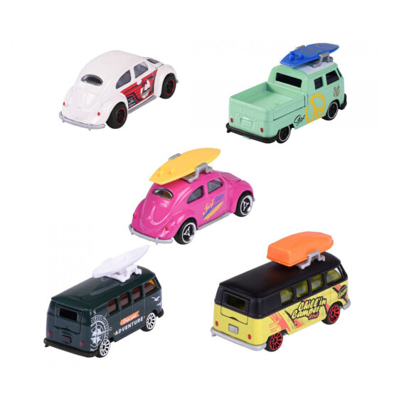 Игрушечный набор Машинки majORETTE Volkswagen Originals (5 Предметов)