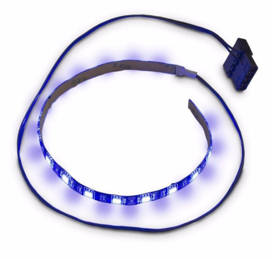 Inter-Tech 88885448 - Black - Blue - 18 bulb(s) - LED - 0.5 m - 30 cm
