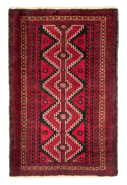 Belutsch Teppich - 194 x 124 cm - rot