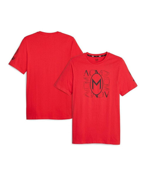 Men's Red AC Milan FtblCore Graphic T-shirt