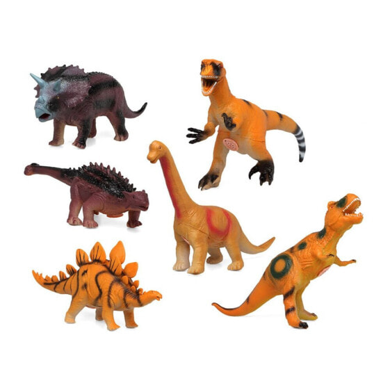 Игровой набор фигурок ATOSA Dinosaur 51x15 см с звуком 6 шт, ассортимент