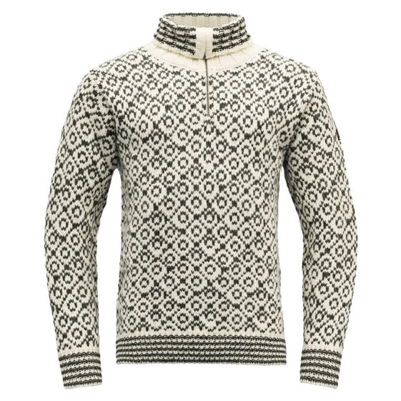 DEVOLD OF NORWAY Svalbard Wool Zip Neck sweater