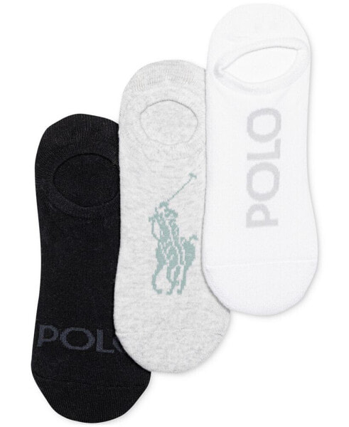 Women's 3-Pk.Tonal Logo Liner Socks