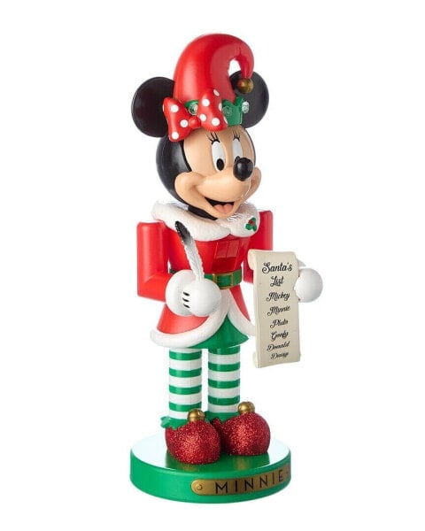 Kurt Adler 10In Minnie The Elf Nutcracker Multicolor