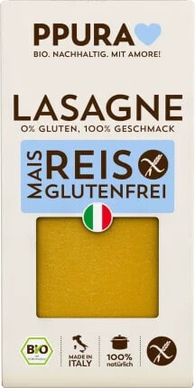 Nudeln, Lasagne aus Mais/Reis, glutenfrei, 250 g