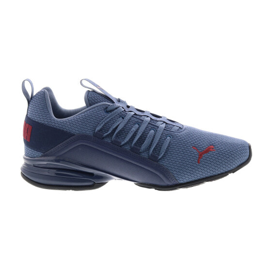 Puma Axelion Refresh 37791109 Mens Blue Canvas Athletic Running Shoes