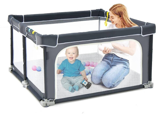 Манеж для детей costway Baby Laufstall klappbar UY10032