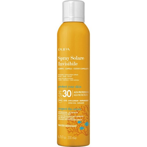 Spray for tanning SPF 30 (Spray Solar e Invisibile) 200 ml