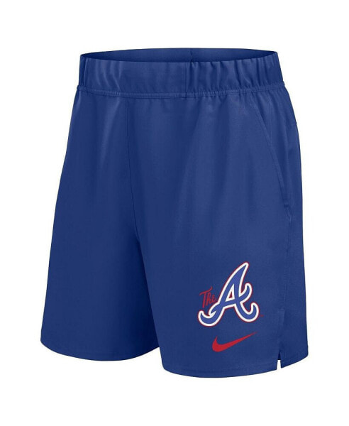 Men's Royal Atlanta Braves 2024 City Connect Woven Victory Performance Shorts