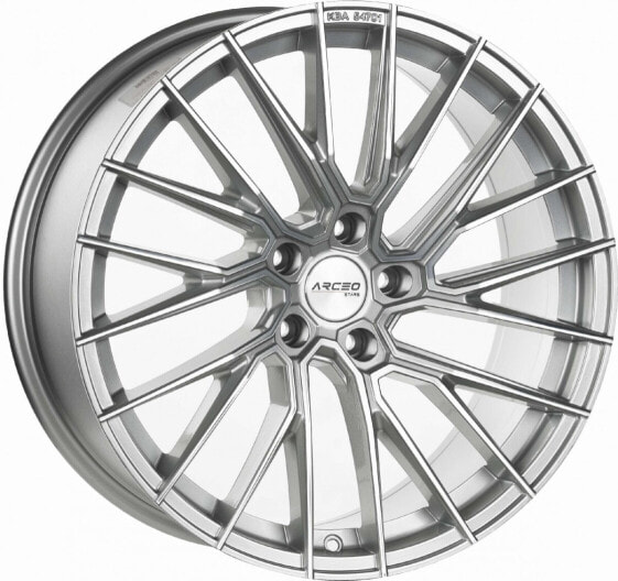 Колесный диск литой Arceo Wheels ASW02 silver diamond 8.5x19 ET35 - LK5/112 ML73.1